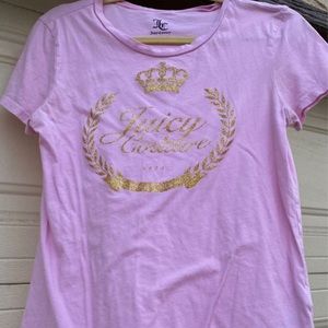 Pink and gold Juicy Couture shirt (small)